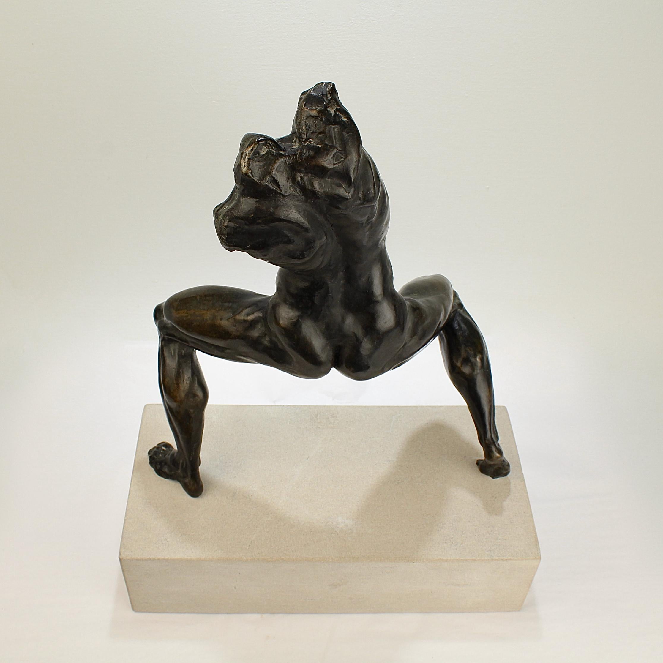 Large Gary Weisman Bronze Sculpture of a Female Nude 4