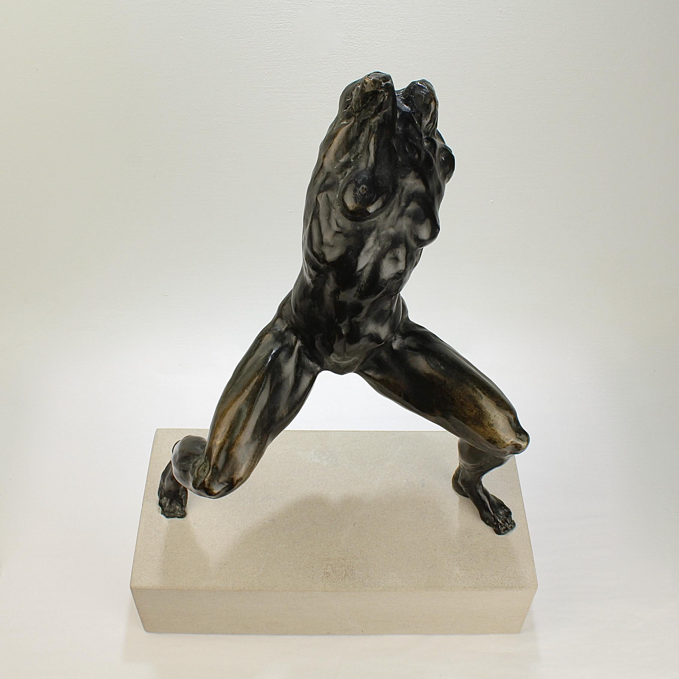 Large Gary Weisman Bronze Sculpture of a Female Nude 5