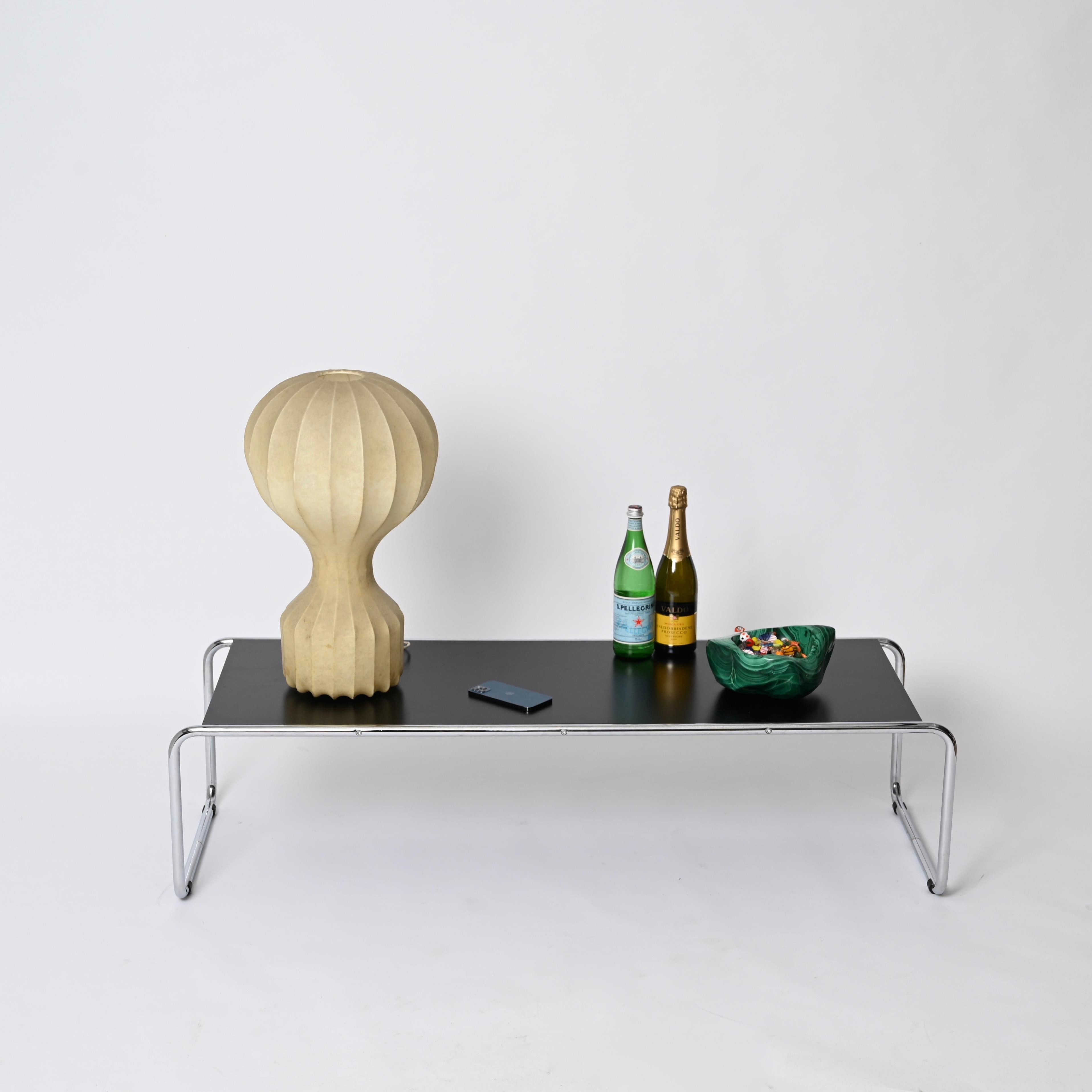 Grandi lampade da tavolo Gatto Beige Cocoon di Castiglioni per Flos, Italia anni '60 in vendita 10