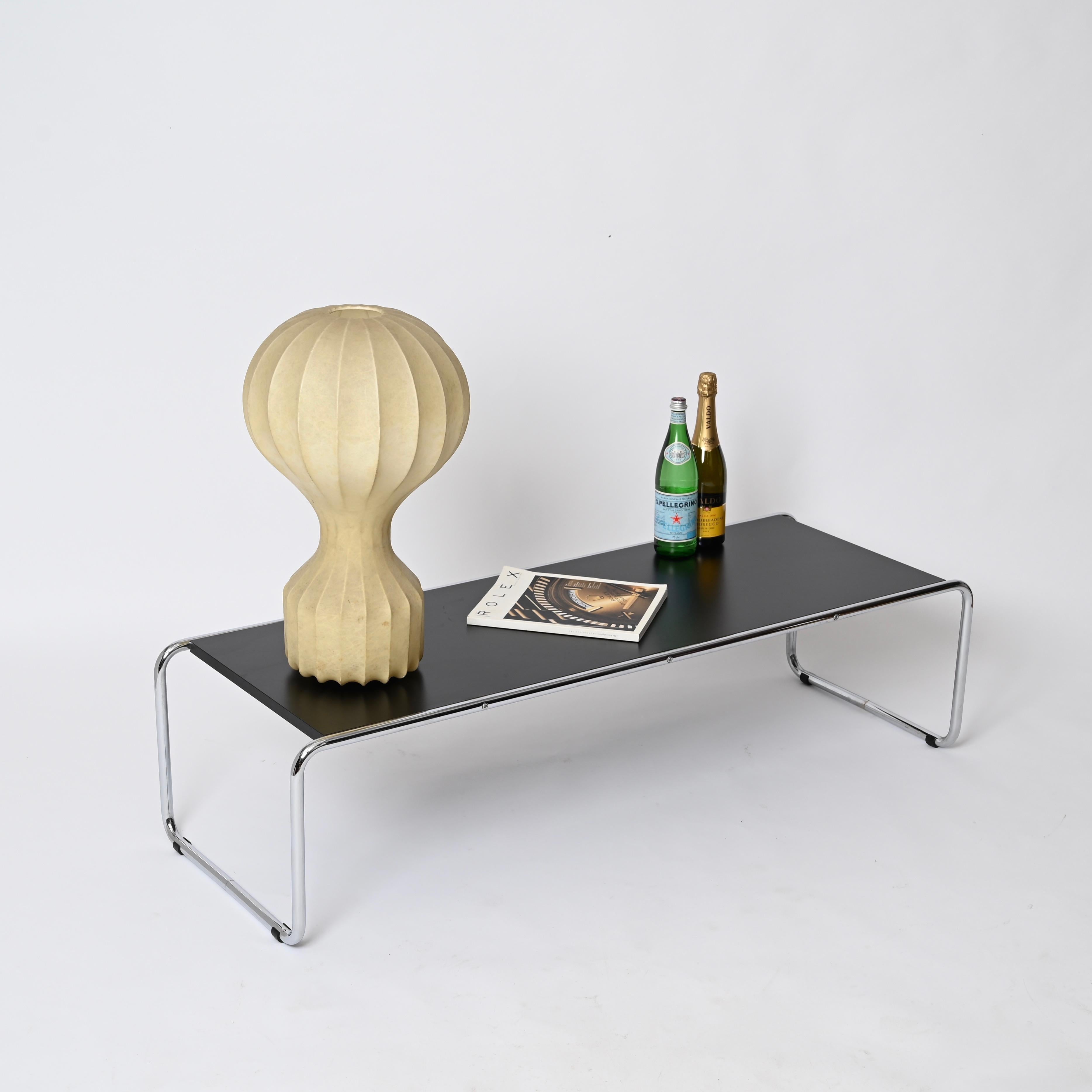 Grandi lampade da tavolo Gatto Beige Cocoon di Castiglioni per Flos, Italia anni '60 in vendita 2