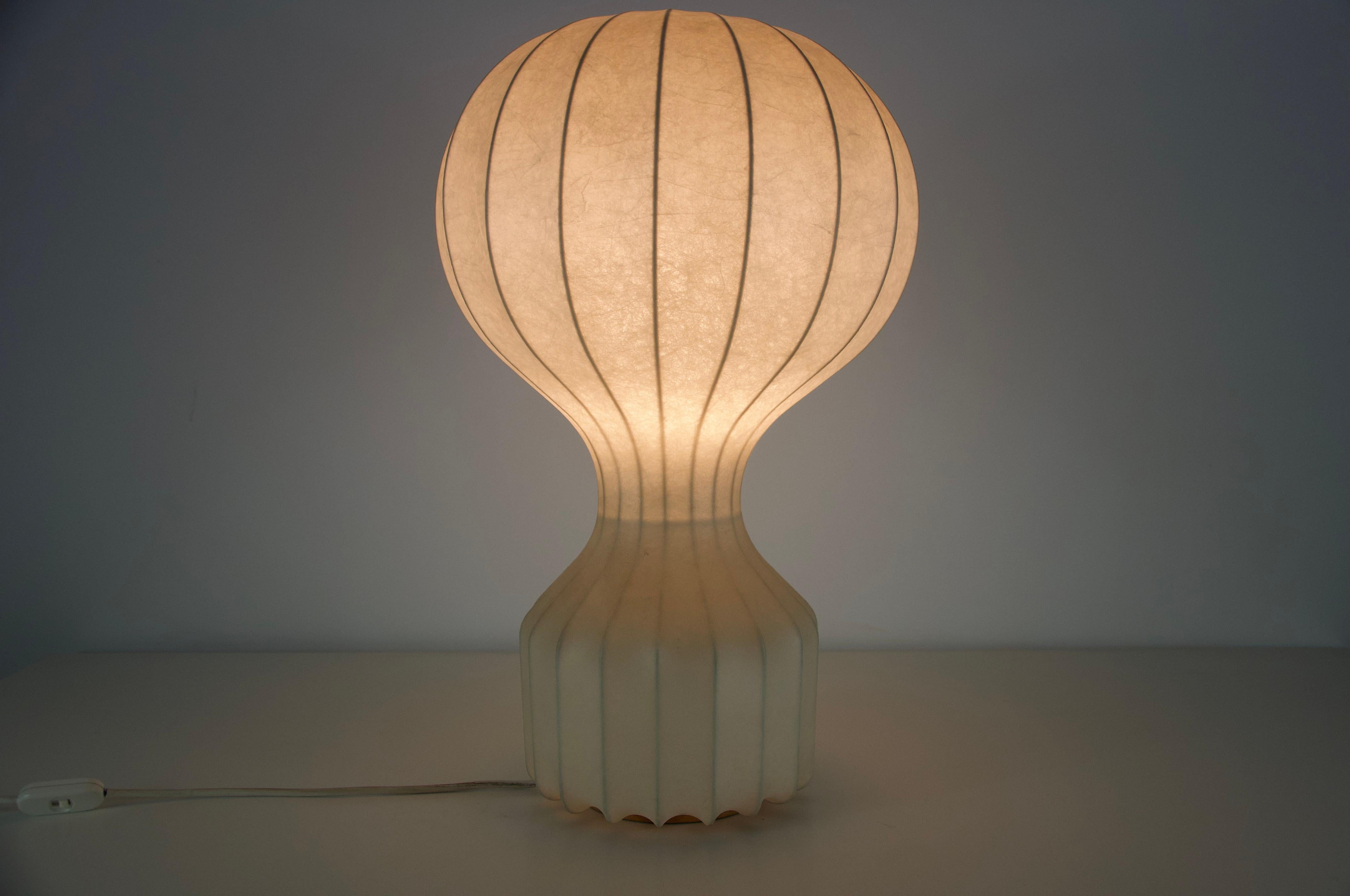 Large Gatto Cocoon Table Lamp by Achille & Pier Giacomo Castiglioni, 1960s For Sale 6
