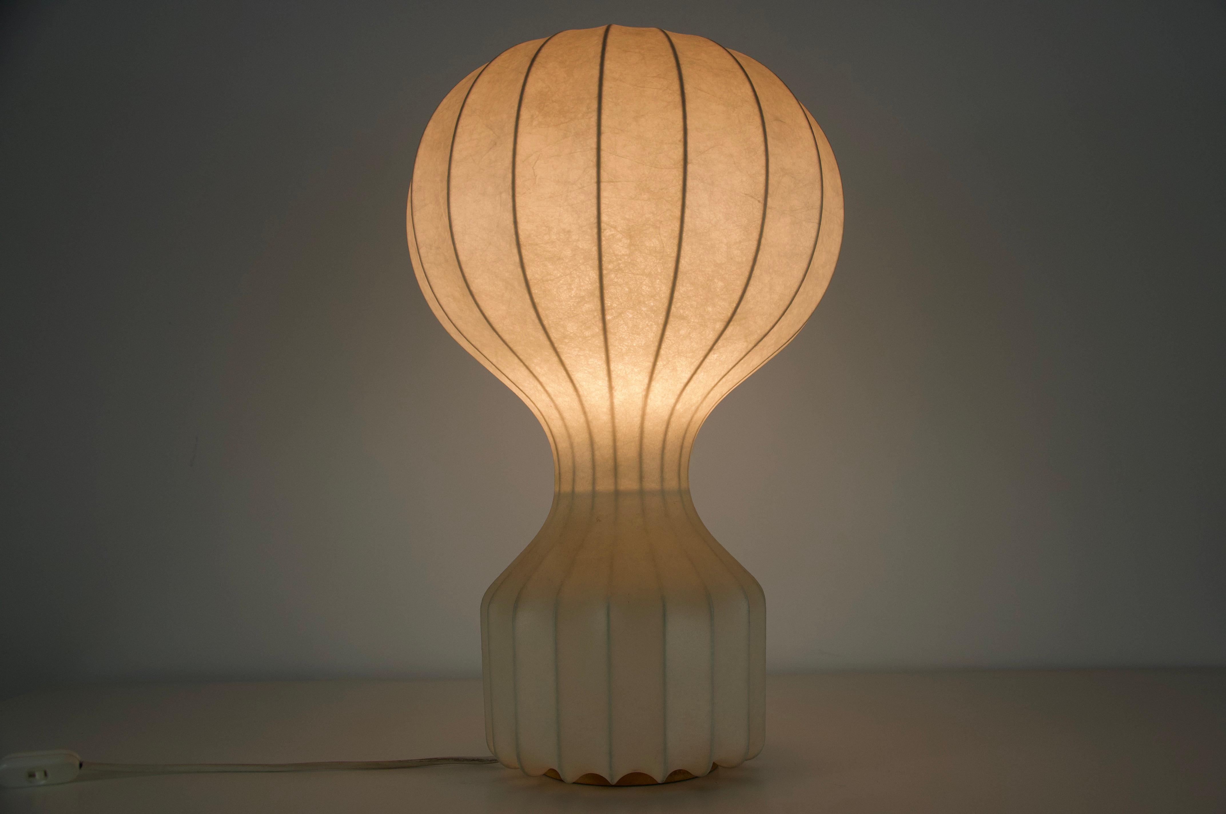 Large Gatto Cocoon Table Lamp by Achille & Pier Giacomo Castiglioni, 1960s For Sale 2