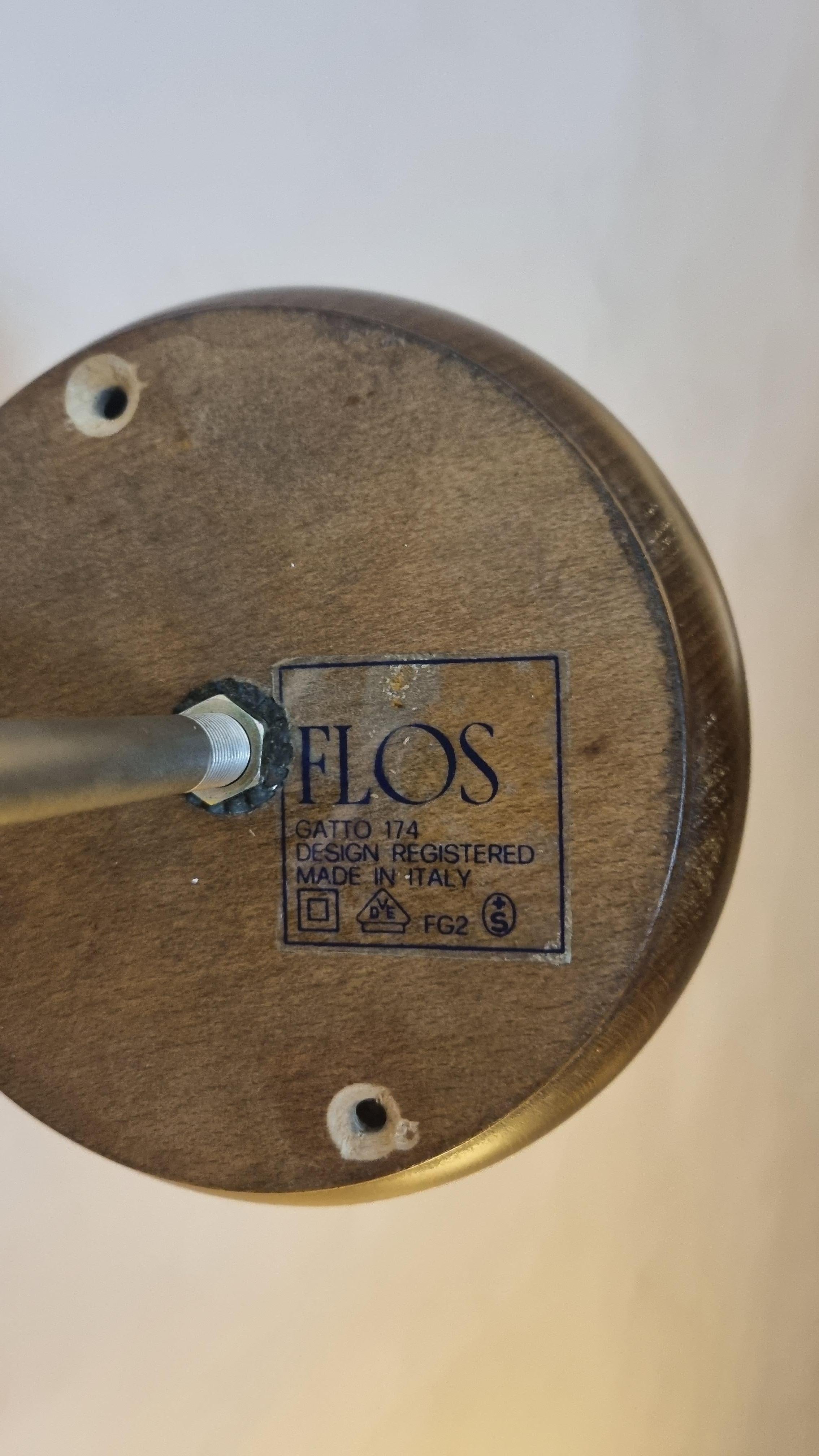 Large Gatto table lamp by Achille and Pier Giacomo Castiglioni for Flos 1960s in vendita 2