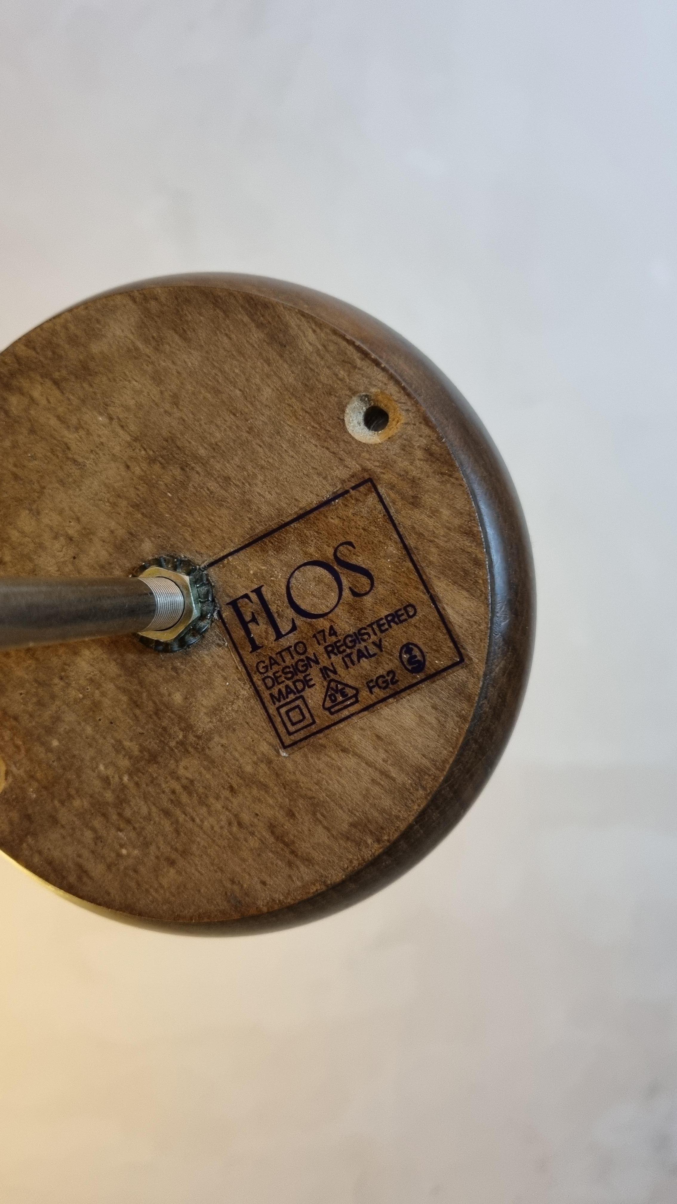 Large Gatto table lamps by Achille and Pier Giacomo Castiglioni for Flos 1960s For Sale 2