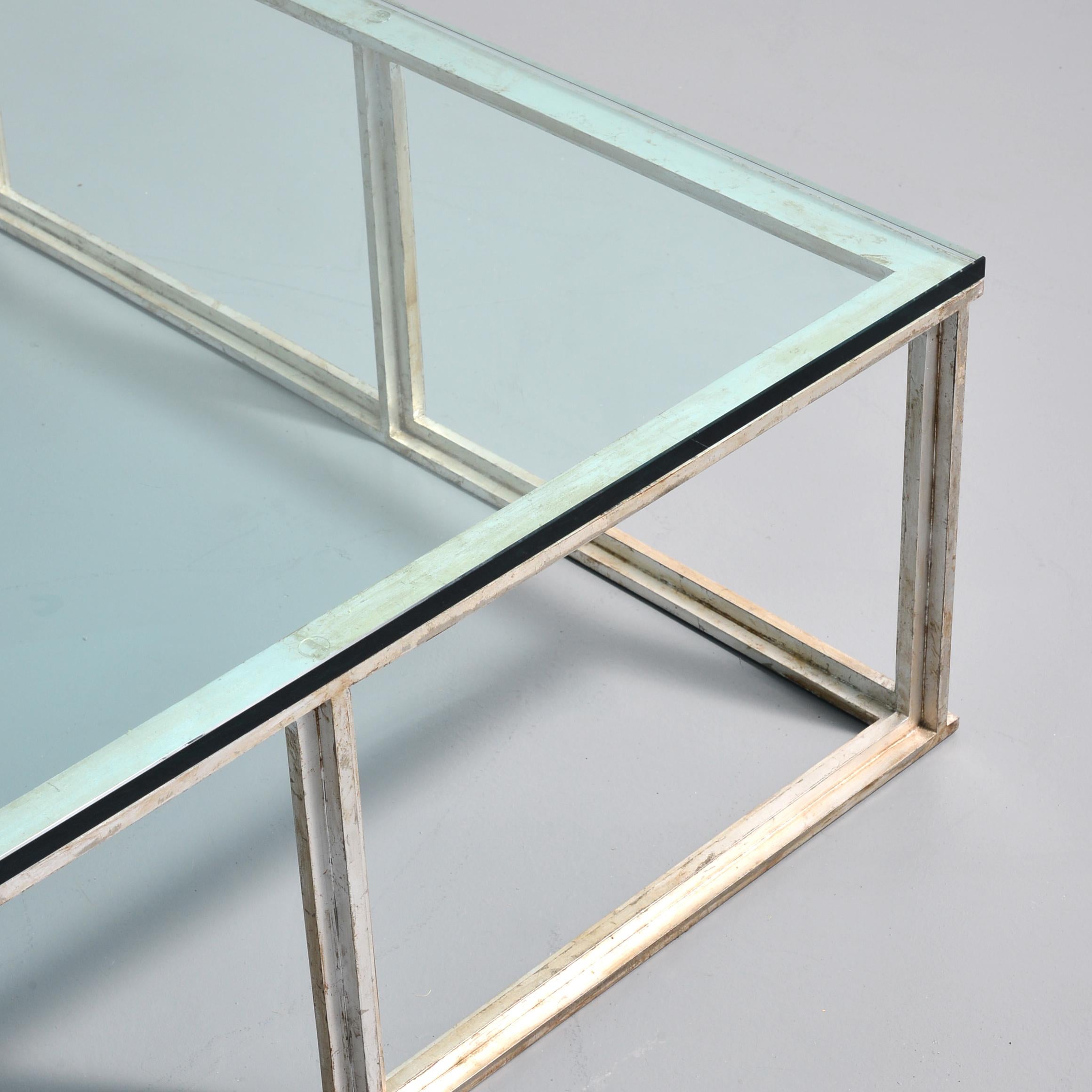 Américain Grande table basse en bronze Gene Summers, 72 