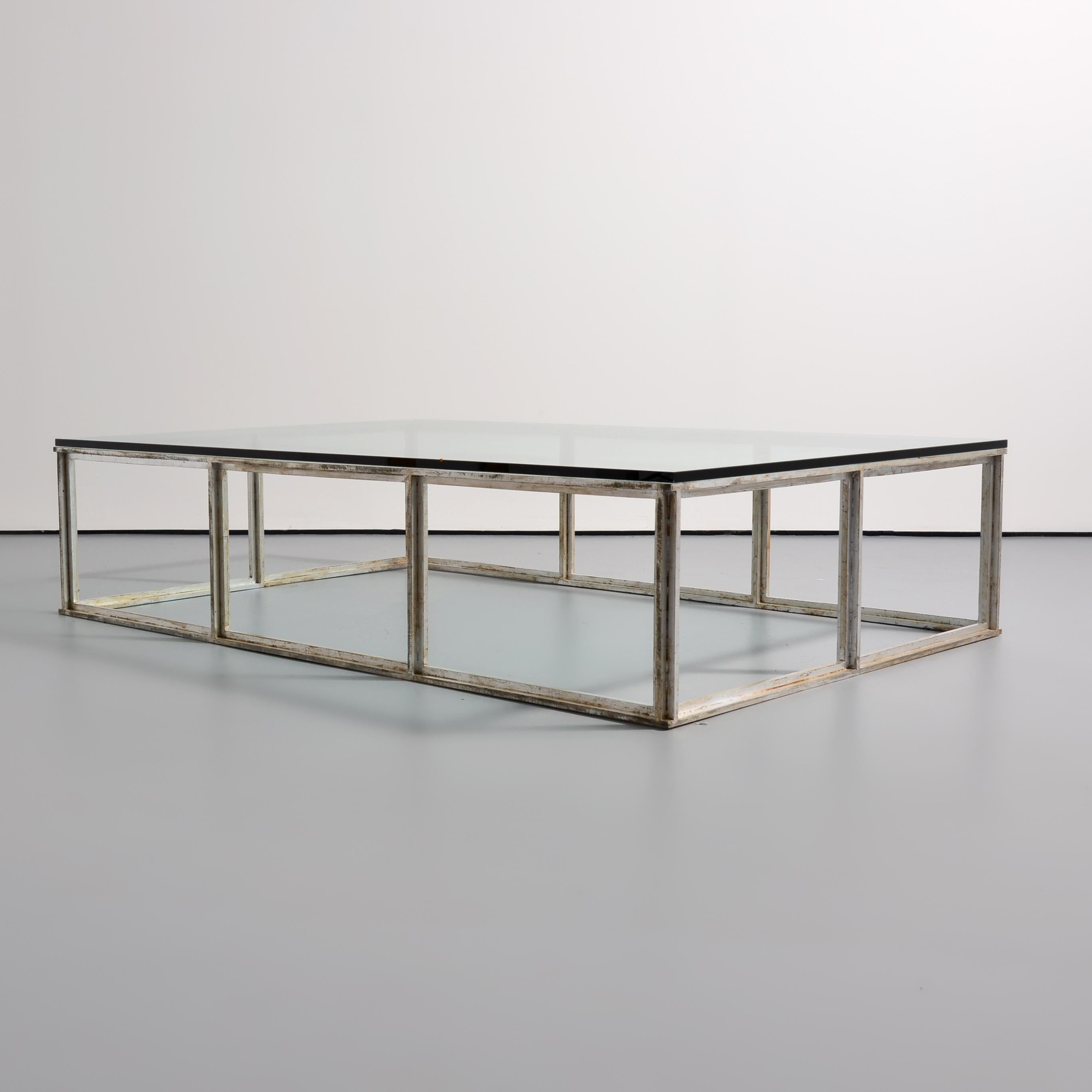Moulage Grande table basse en bronze Gene Summers, 72 