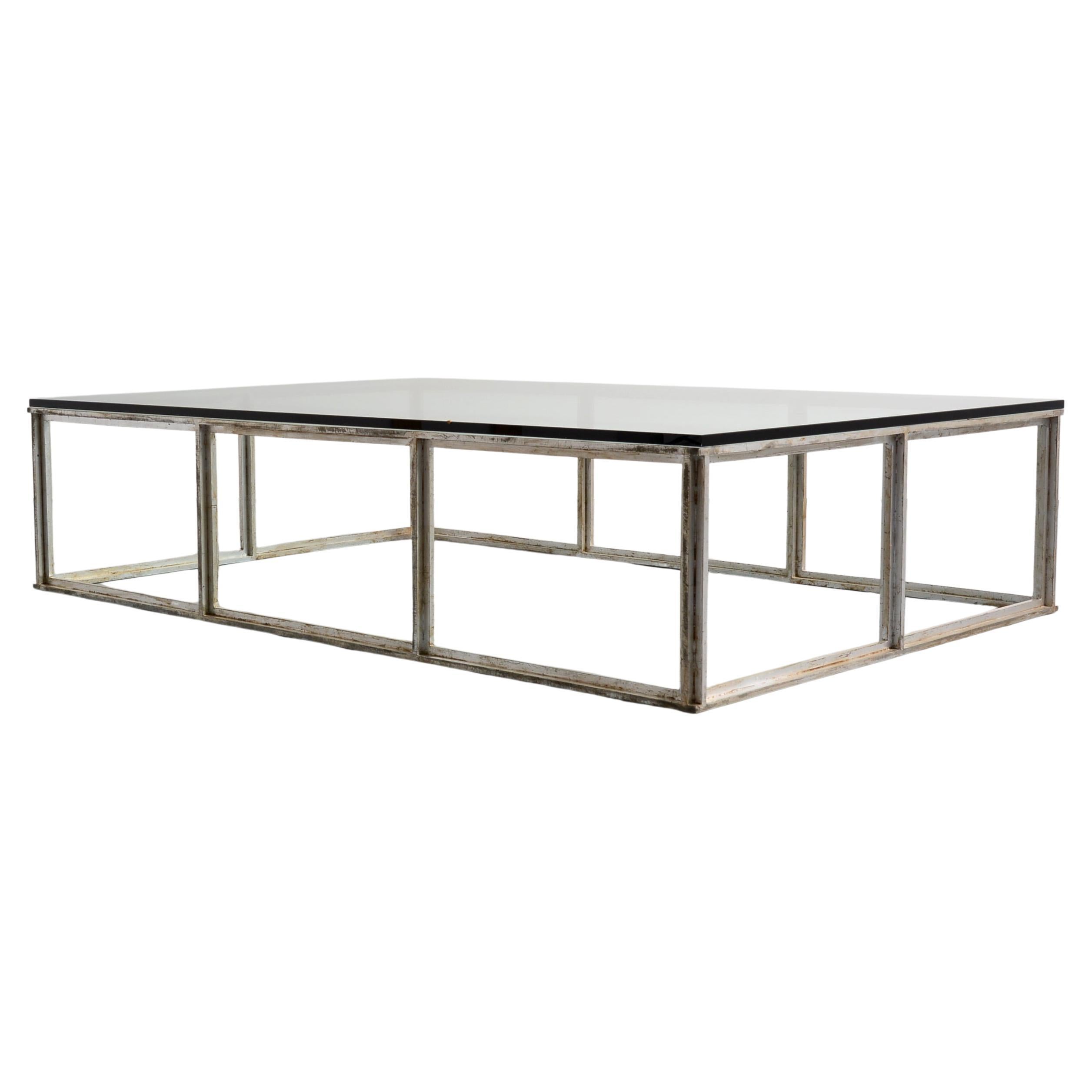 Grande table basse en bronze Gene Summers, 72 "W en vente