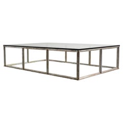 Large Gene Summers Bronze Coffee Table, 72"W