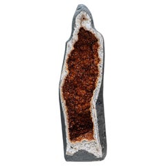 Large Genuine Citrine Crystal Clustered Geode from Brazil (155 lbs)