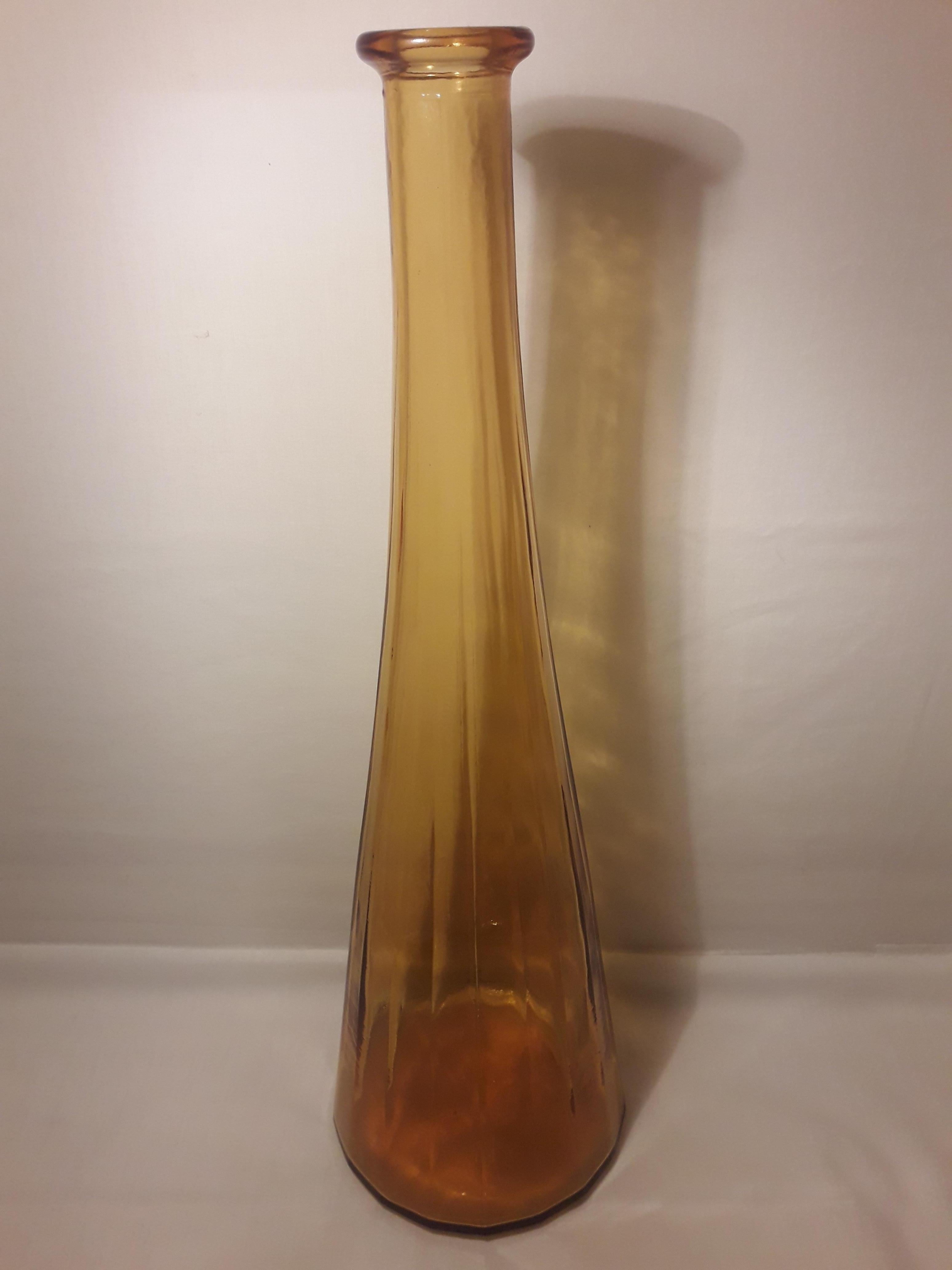 Italian Large Genuine Empoli Bottle For Sale