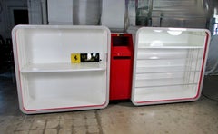 Large Genuine Ferrari Dealer Accessory Display Cabinets