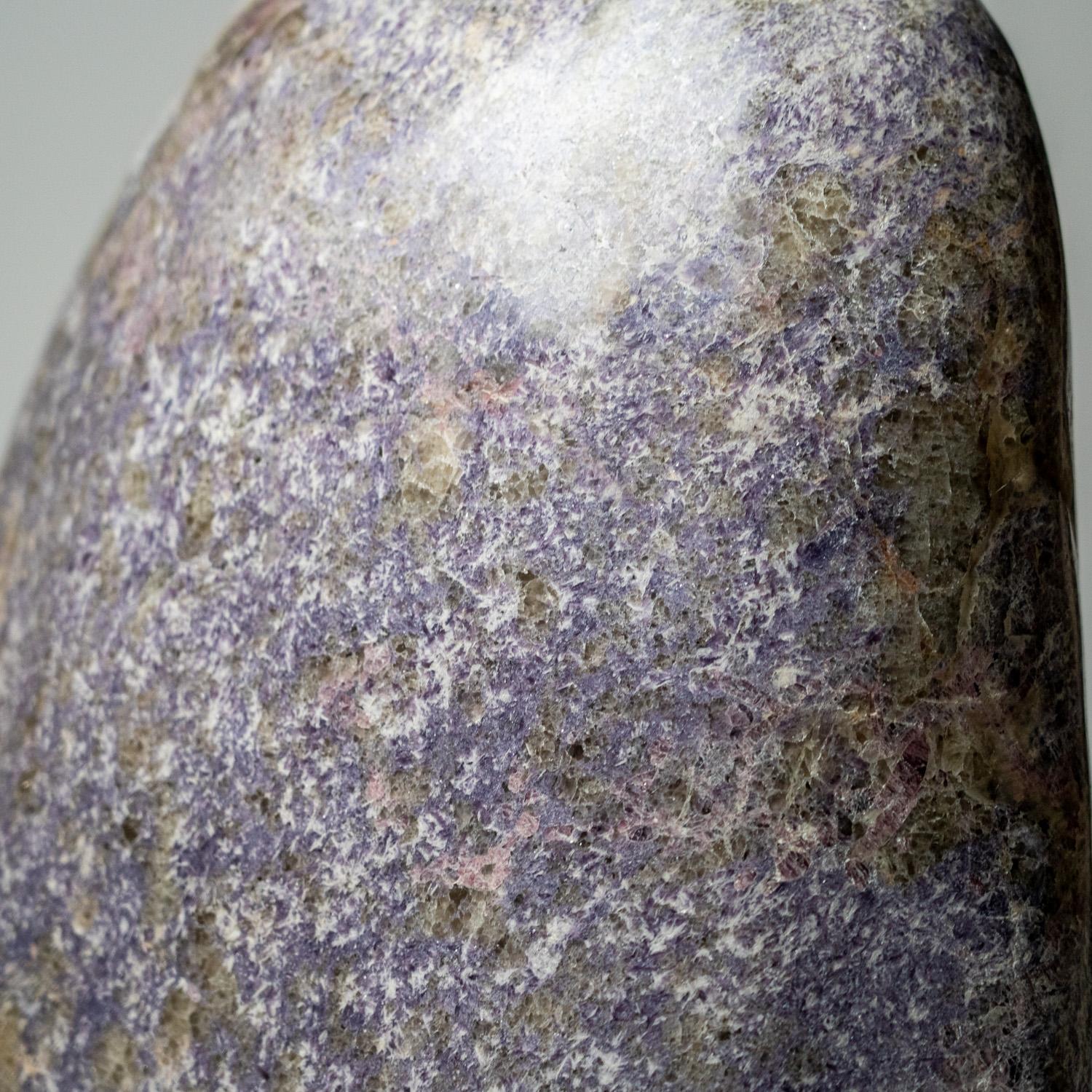 Crystal Large Genuine Polished Lepidolite Freeform from Madagascar '100 lbs' For Sale
