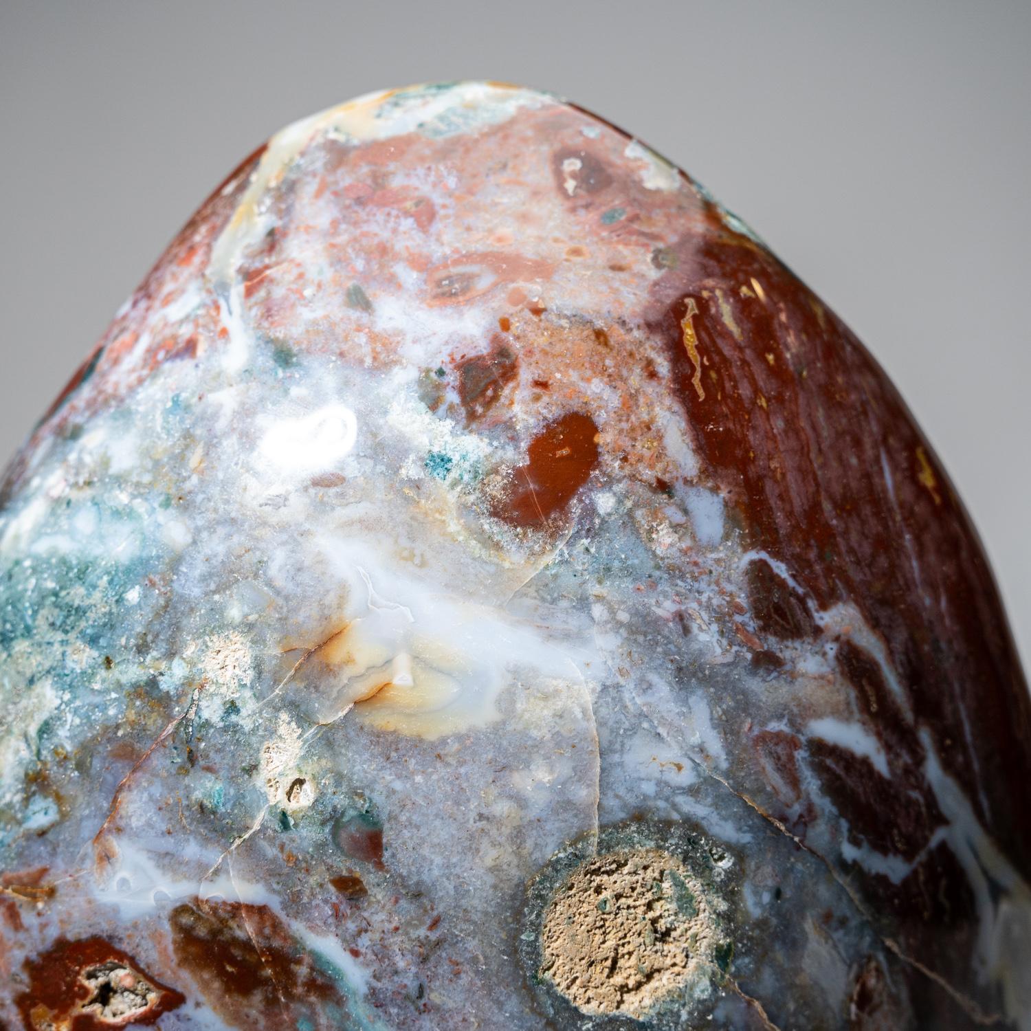 Crystal Large Genuine Polished Ocean Jasper Freeform '75.4 Lbs' For Sale