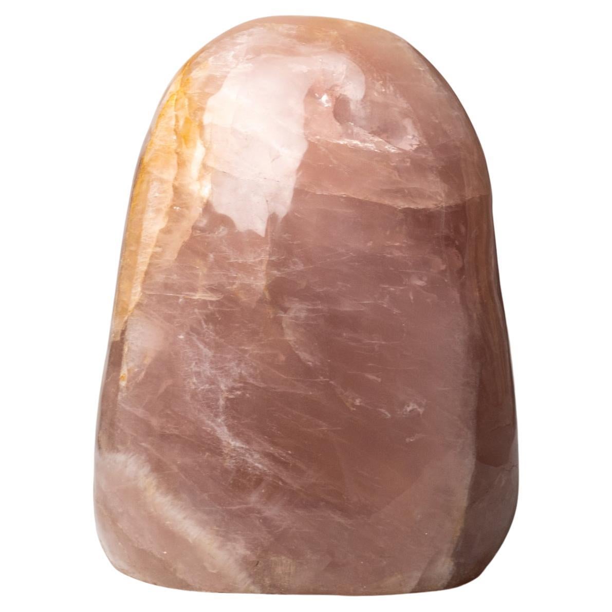 Large Genuine Polished Rose Quartz Freeform '133 lbs' For Sale