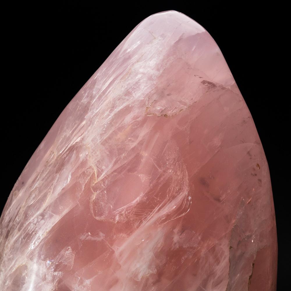  Polished Rose Quartz Freeform From Brazil (63 lbs) In Excellent Condition For Sale In New York, NY