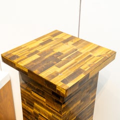 Large Genuine Polished Tiger's Eye (42.5") Pedestal