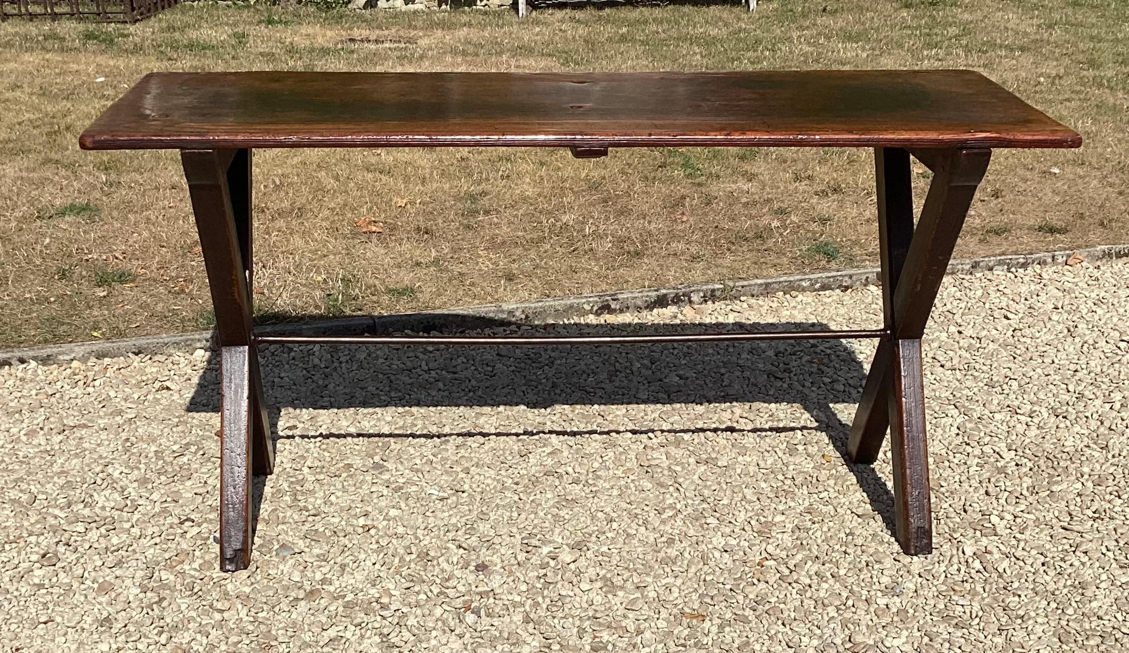Iron Large Geo III Tavern table For Sale