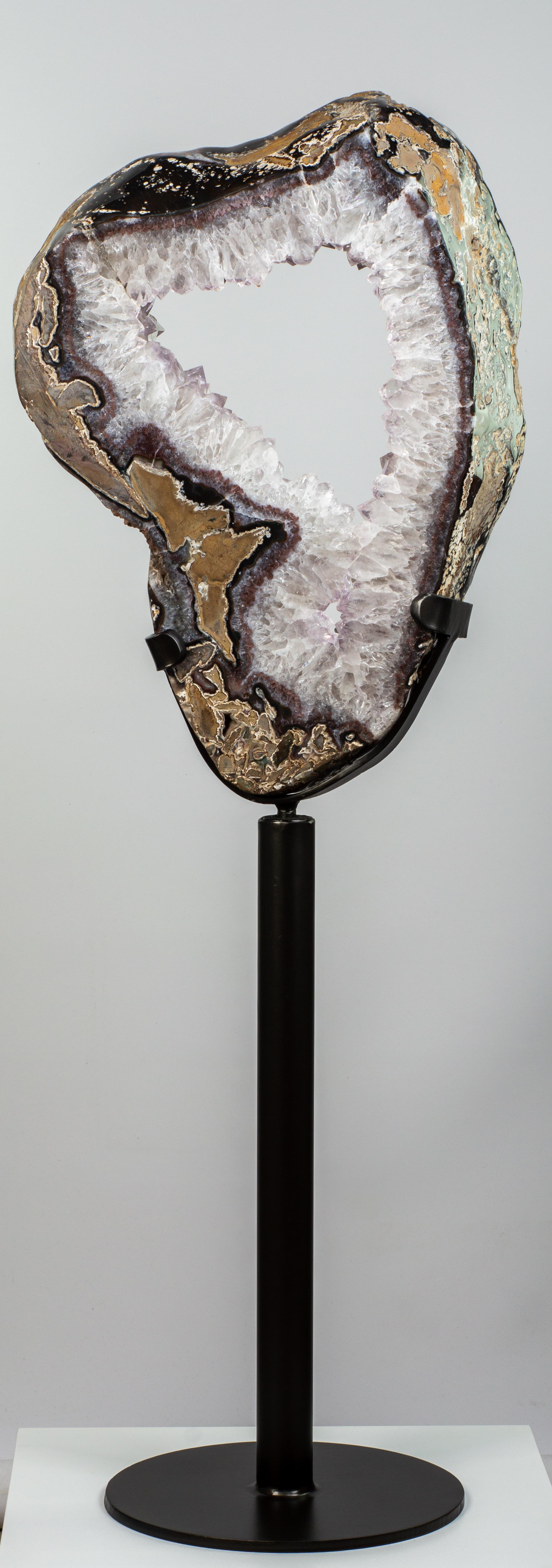 18th Century and Earlier Large Geode Slice