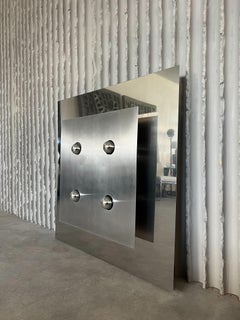 Grande sculpture d'éclairage géométrique Screen de Fabrizio Cocchia et Gianfranco