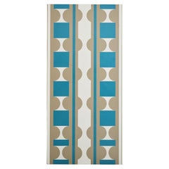 Large Geometric Metal Panel by Hermine Chastanet, 1969