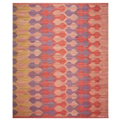 Nazmiyal Collection Large Geometric Modern Contemporary Kilim Rug 13' x 16'