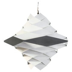 Large Geometric Symfoni Pendant Light by Preben Dal for Hans Følsgaard, Denmark