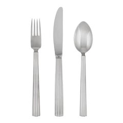 Large Georg Jensen Bernadotte Silverware Service