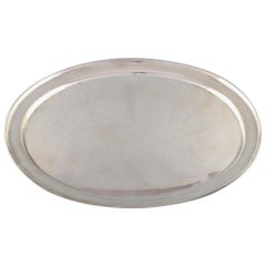 Bandeja para servir Georg Jensen grande de plata de ley