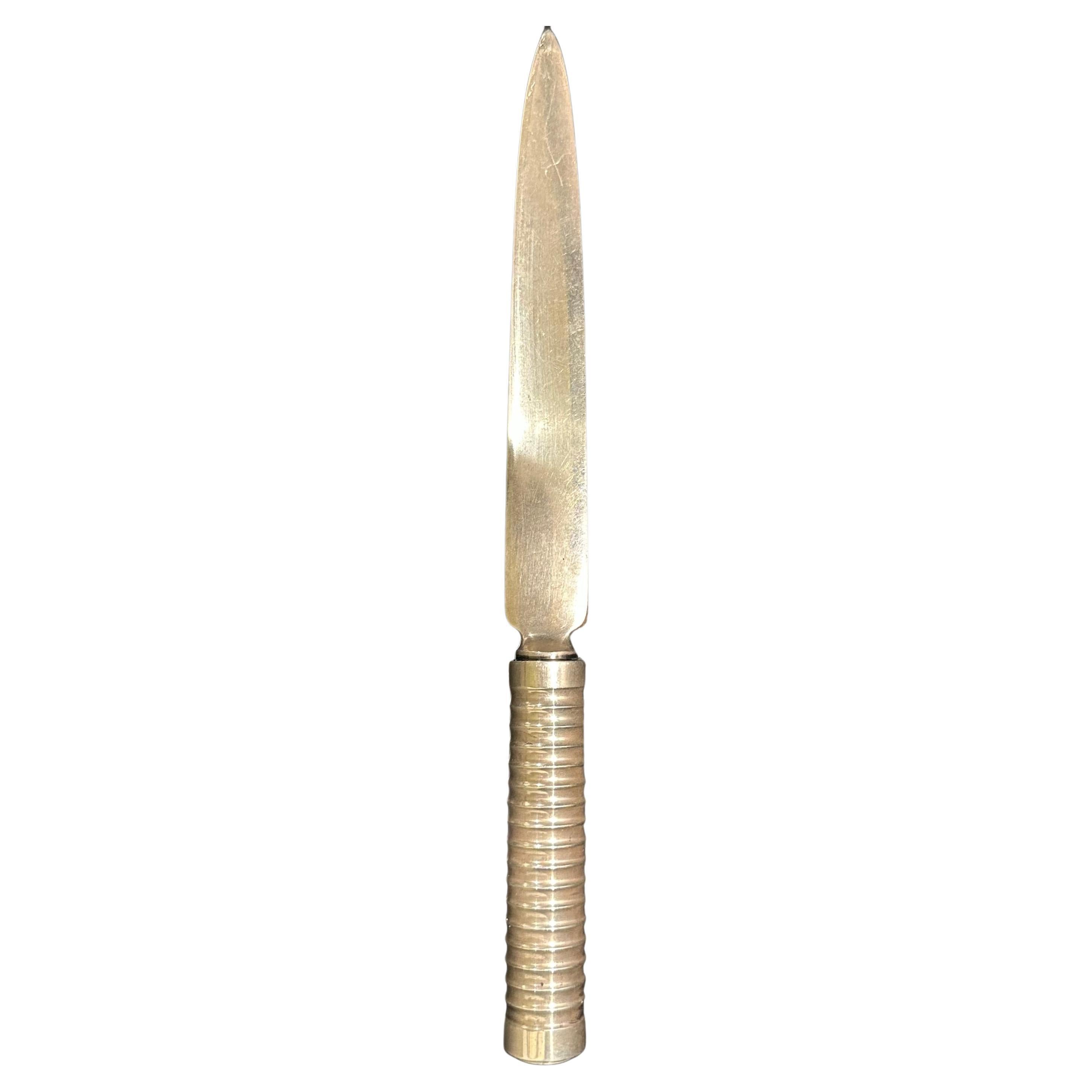 Large Georg Jensen silver letter opener, 1950s
