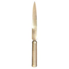 Large Georg Jensen silver letter opener, 1950s