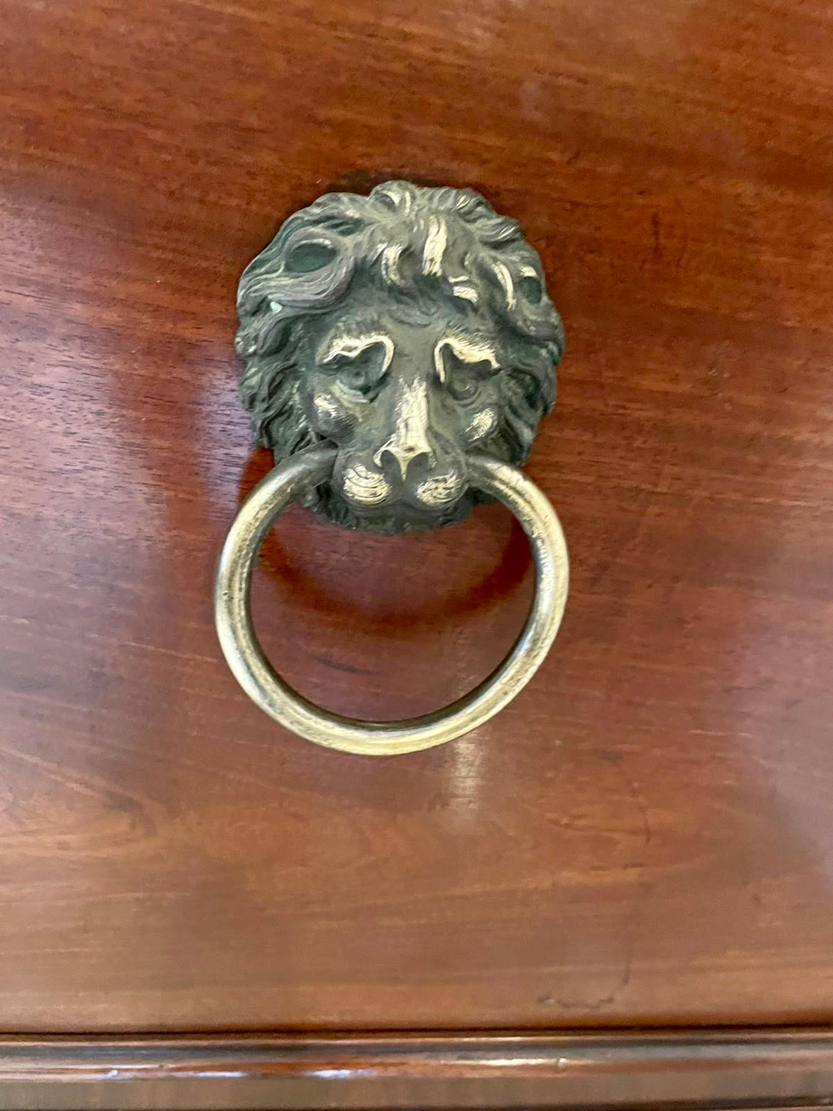 Gran Cellarette/Enfriador de Vino de Caoba Antiguo Jorge III en venta 9