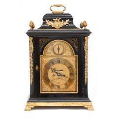 Large George III Bracket Clock by William Clarke, London, Circa 1750-60