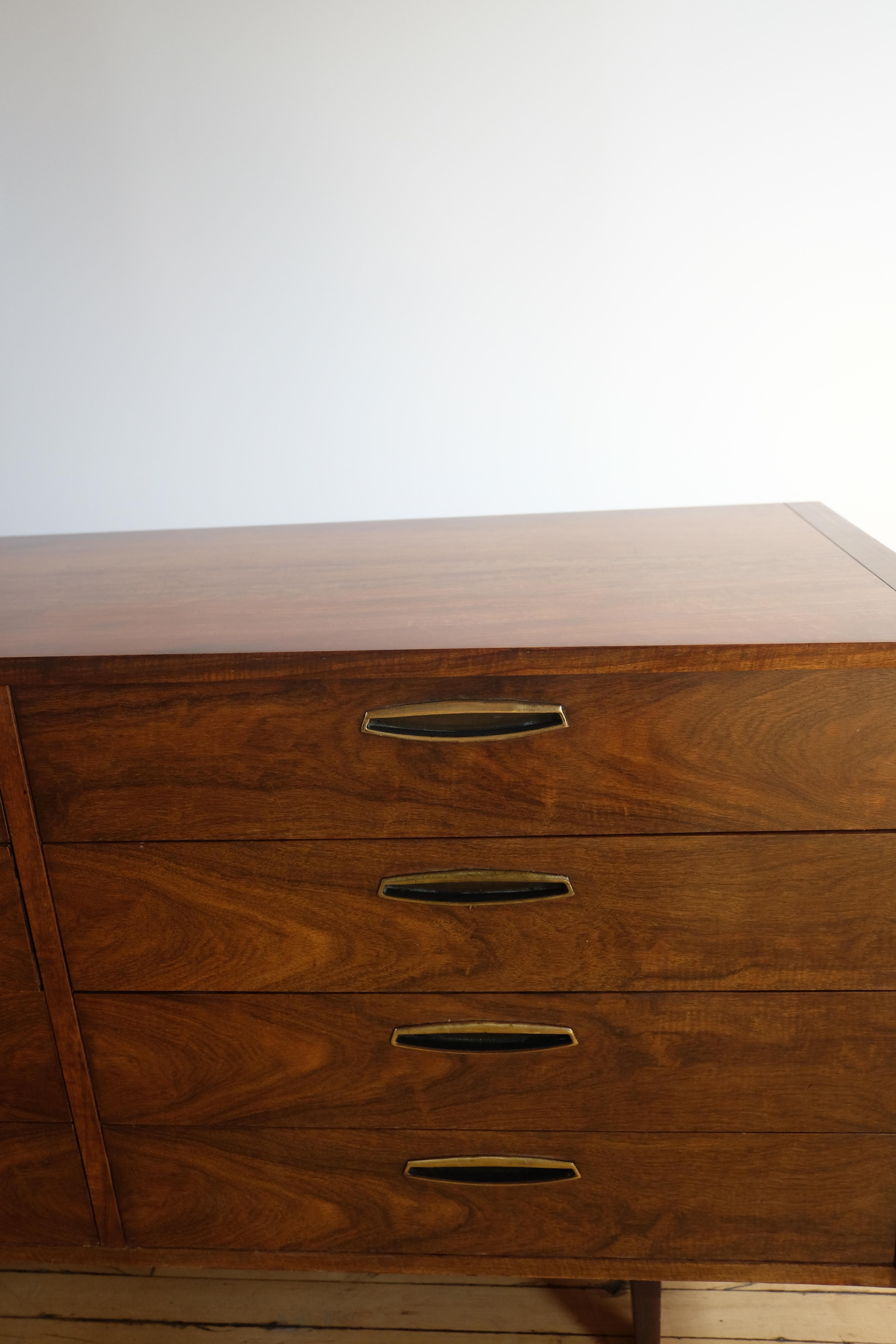 Organic Modern Large George Nakashima 12-Drawer Dresser for Widdicomb For Sale