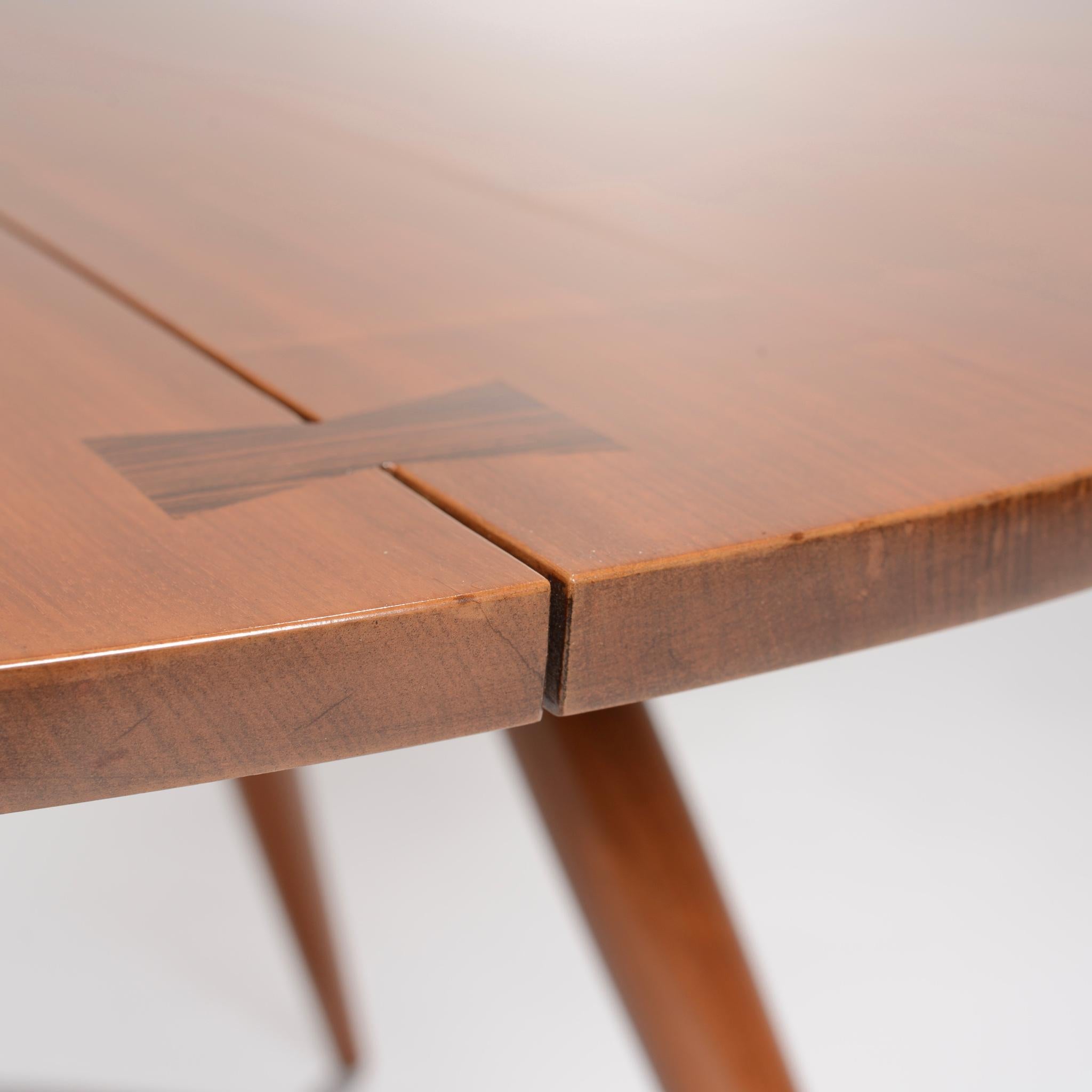 Large George Nakashima Round Walnut Dining Table 2