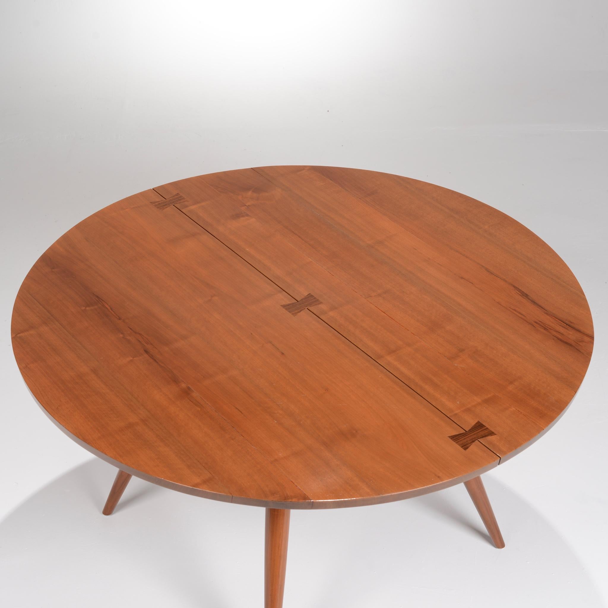 Mid-20th Century Large George Nakashima Round Walnut Dining Table