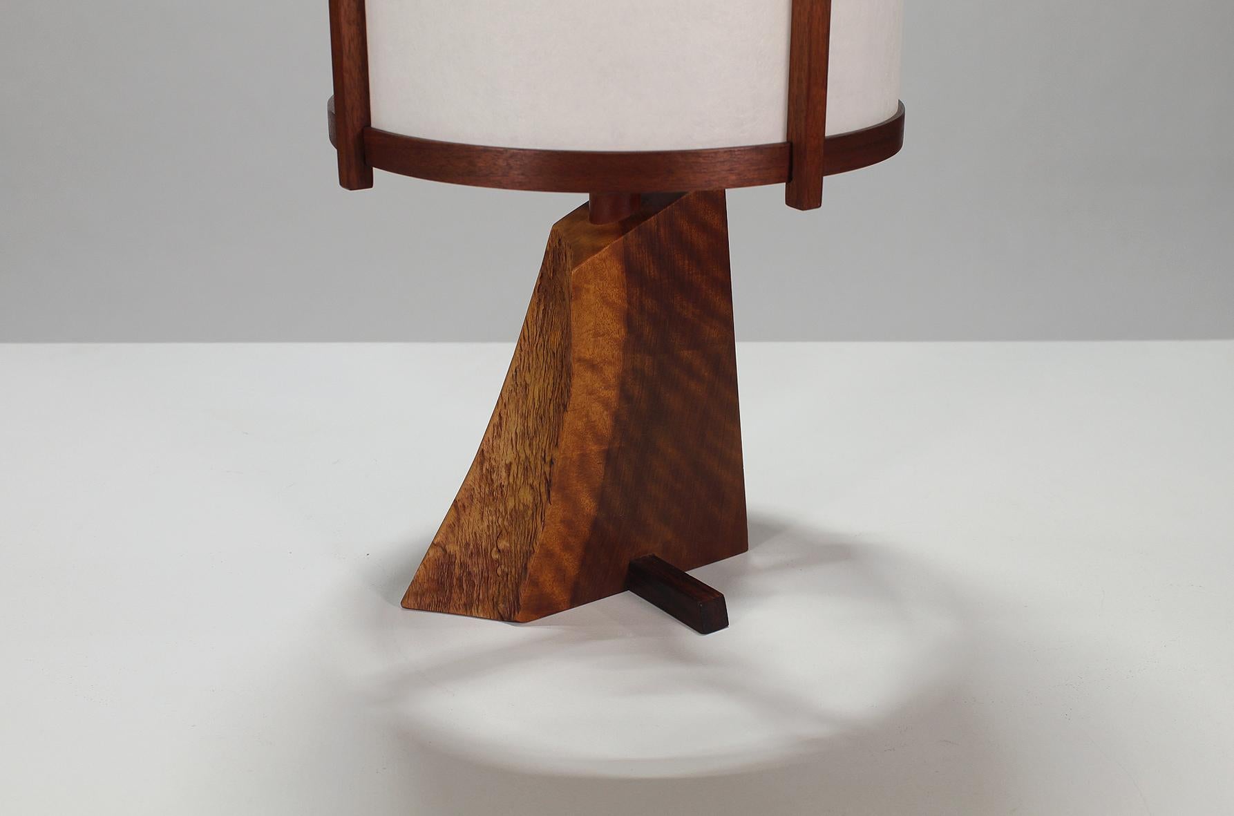 Large George Nakashima Table Lamp 1964 3