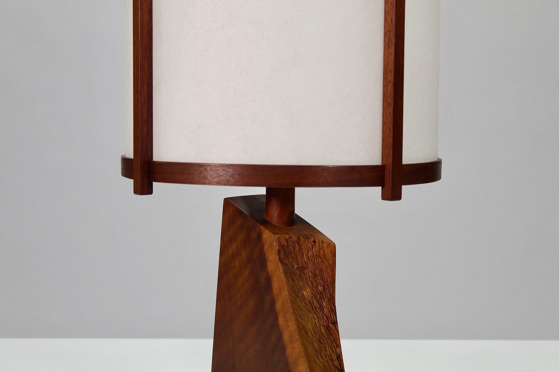 Large George Nakashima Table Lamp 1964 1