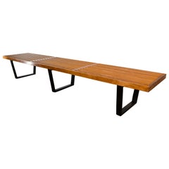 Large George Nelson Slat Bench for Herman Miller