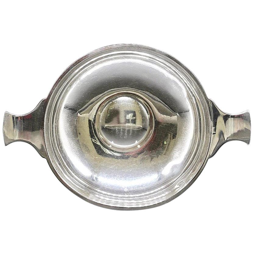 Large George V Silver Two Handled Quaich 'a Scottish Whisky Tasting Vessel' For Sale