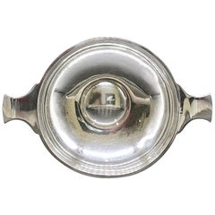 Large George V Silver Two Handled Quaich 'a Scottish Whisky Tasting Vessel'