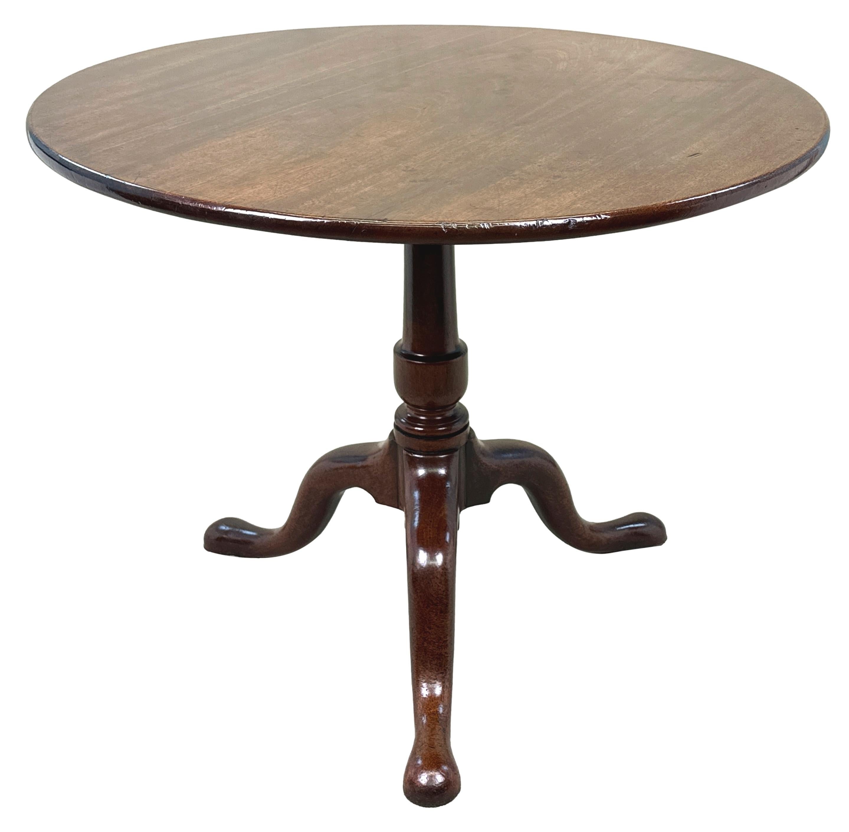 Large Georgian 18th Century Mahogany Tripod Table For Sale 5