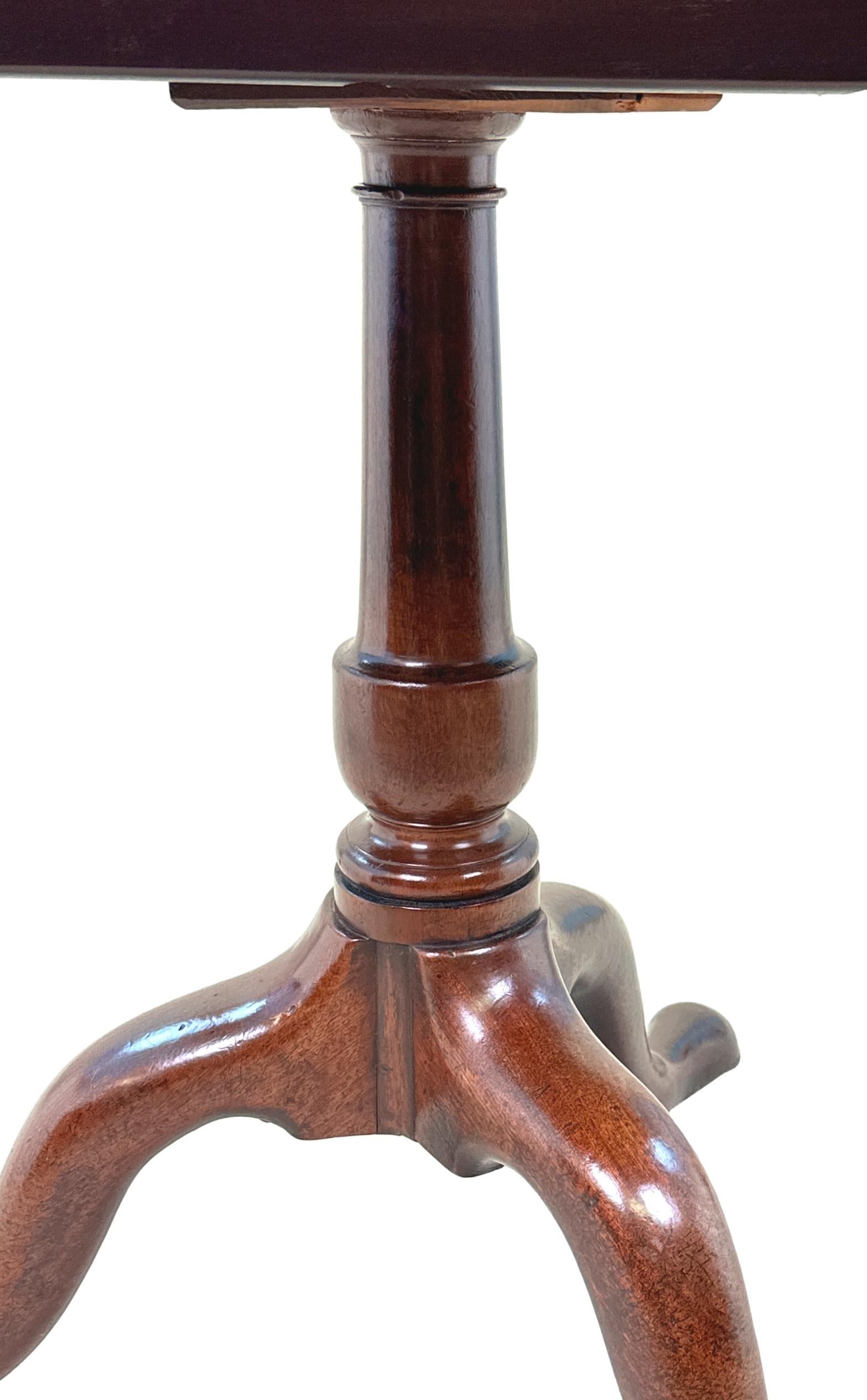 Large Georgian 18th Century Mahogany Tripod Table For Sale 3