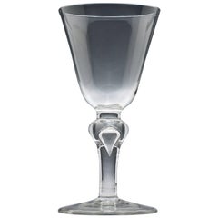 Large Georgian Baluster Stem Goblet, circa 1730