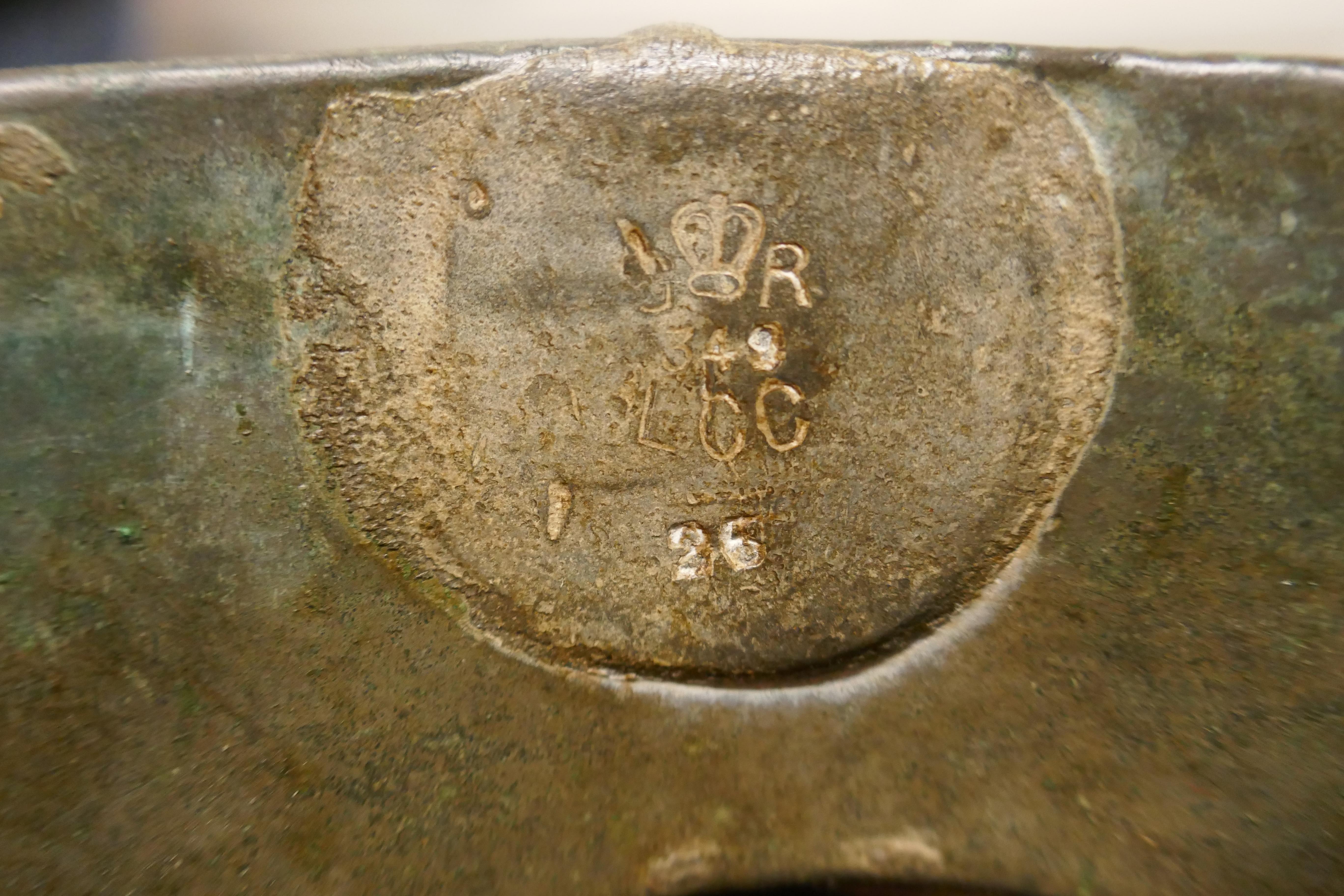 Large Georgian Copper Gallon Measure 4