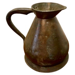 Large Georgian Copper Gallon Measure