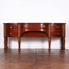 Large Georgian Flame Mahogany Sideboard