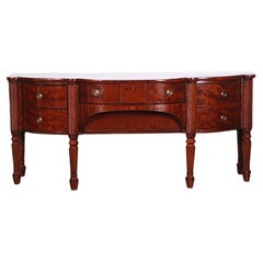 Large Georgian Flame Mahogany Sideboard