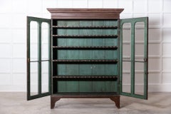 Large Georgian Painted Pine Country House Larder Cabinet