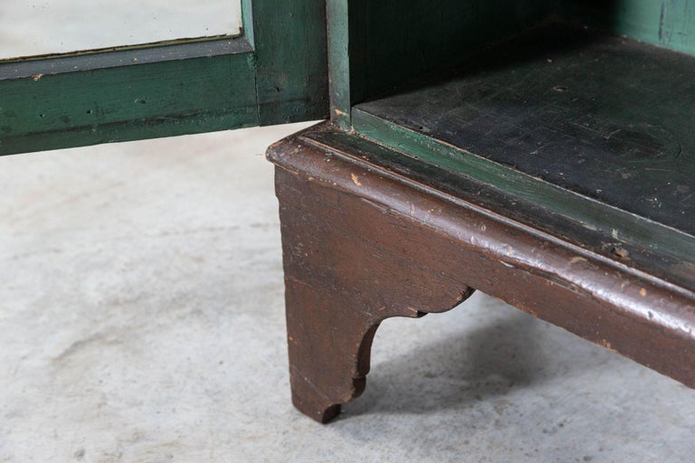 Large Painted Pine Country House Larder For Sale at