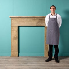 Large Georgian Period English York Stone Fireplace